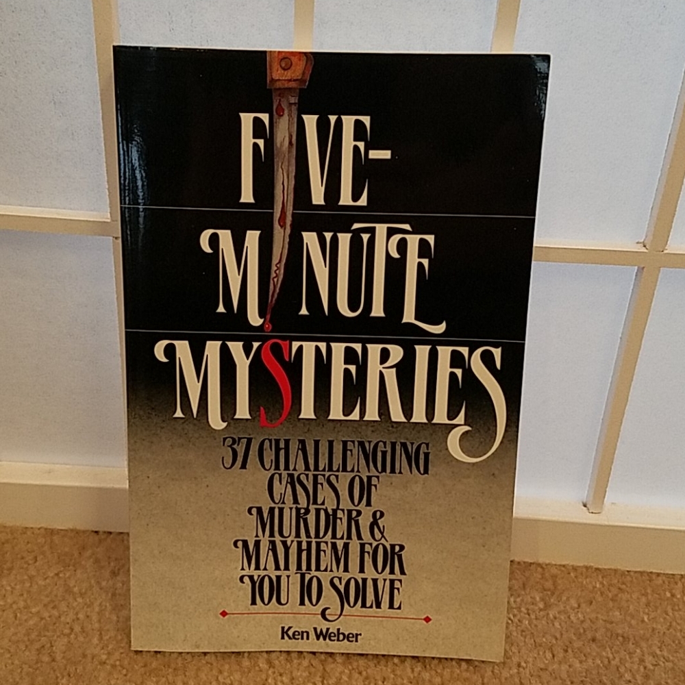 NWT: FIVE MINUTE MYSTERIES by Ken Weber